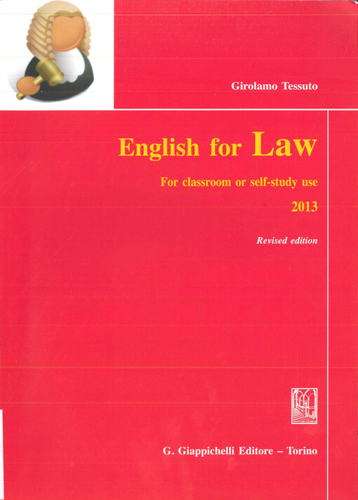 English for law : for classroom or self-study use