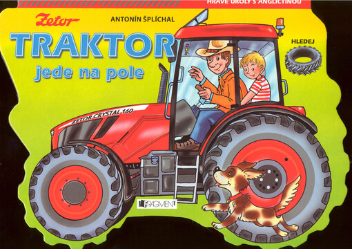 Traktor jede na pole