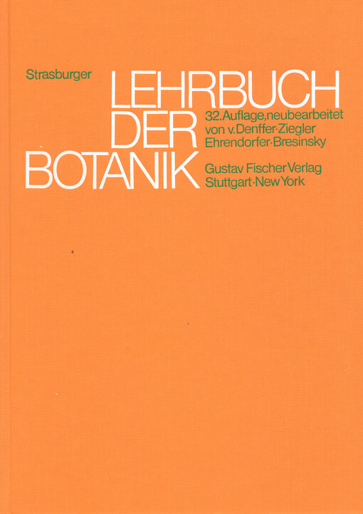 Lehrbuch der Botanik für Hochschulen