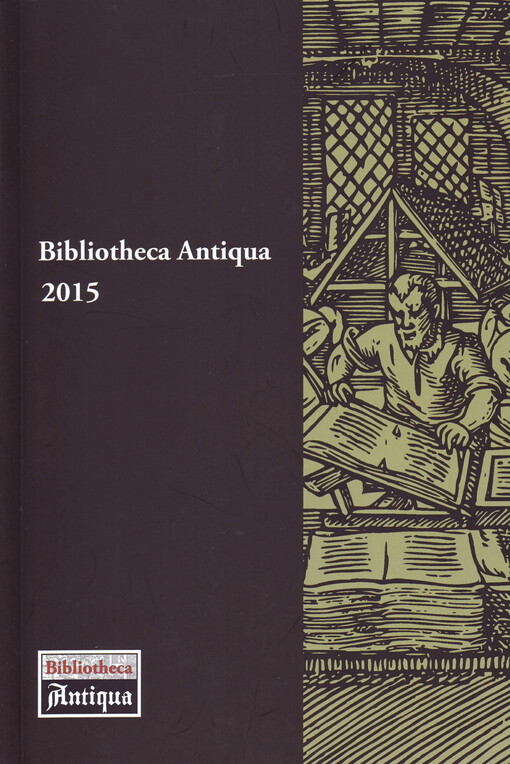 Bibliotheca Antiqua 2015