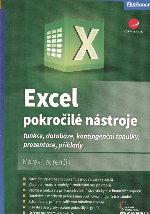 Excel - pokročilé nástroje | Laurenčík Marek - e-kniha
