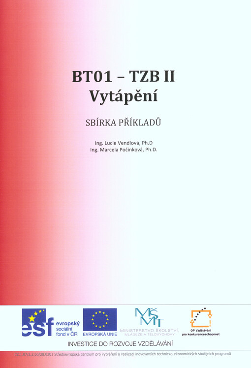 BT01 - TZB II - Vytápění : sbírka příkladů