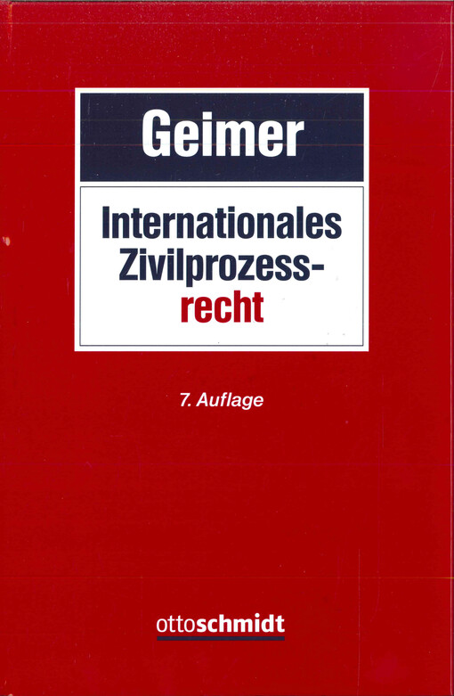 Internationales Zivilprozessrecht