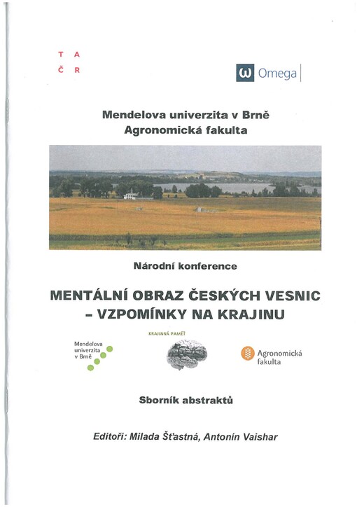 Mentální obraz českých vesnic - vzpomínky na krajinu