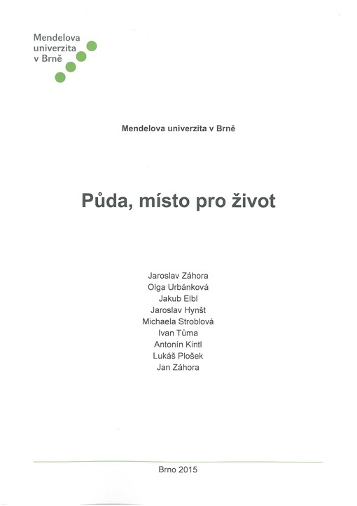 Půda, místo pro život