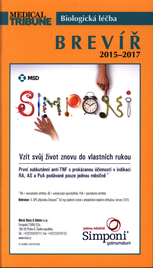 Medical Tribune brevíř .... Biologická léčba : lékové informace k ...