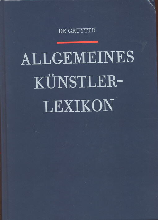Allgemeines Künstlerlexikon : die Bildenden Künstler aller Zeiten und Völker. Band 90, Minh Cao - Morrillo