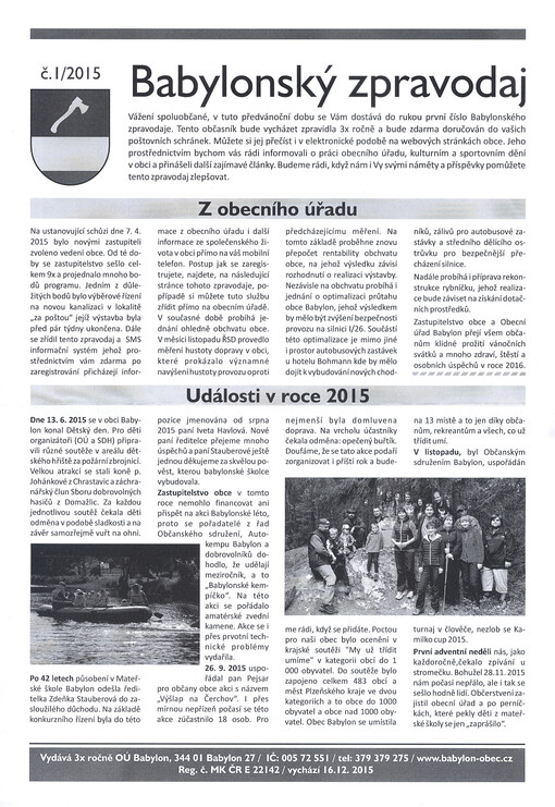 Babylonský zpravodaj