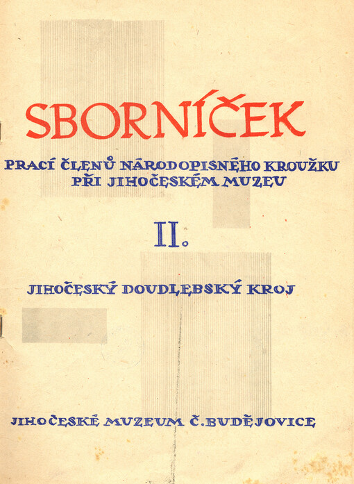 Jihočeský doudlebský kroj