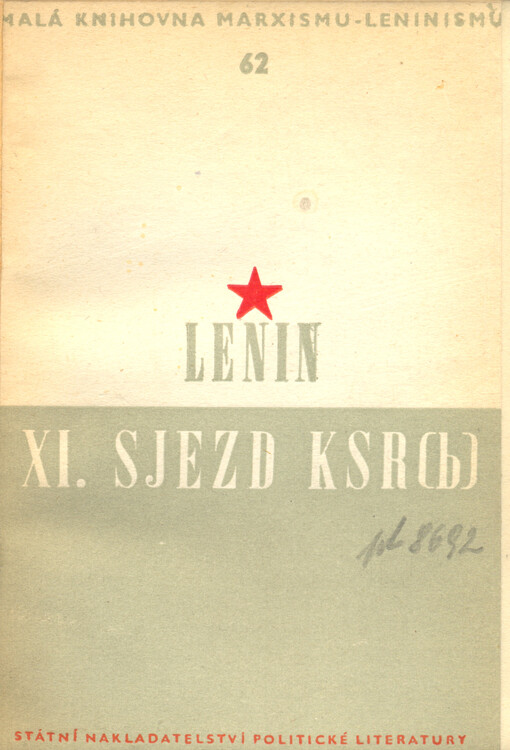 11. sjezd KSR(b) :Politická zpráva ÚV KSR(b) 27. března 1922