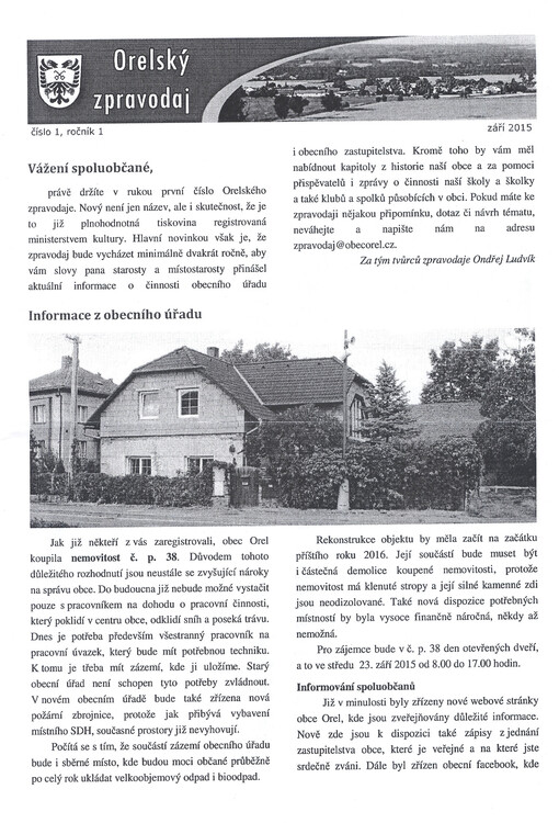 Orelský zpravodaj