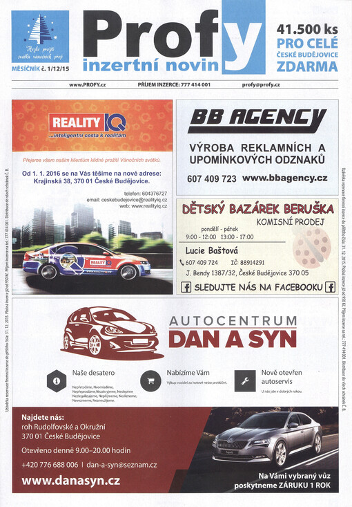 Profy : inzertní noviny