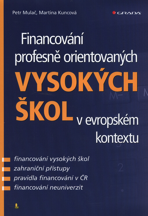 Financování profesně orientovaných vysokých škol v evropském kontextu