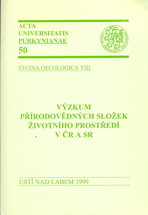 Výzkum přírodovědných složek životního prostředí v ČR a SR