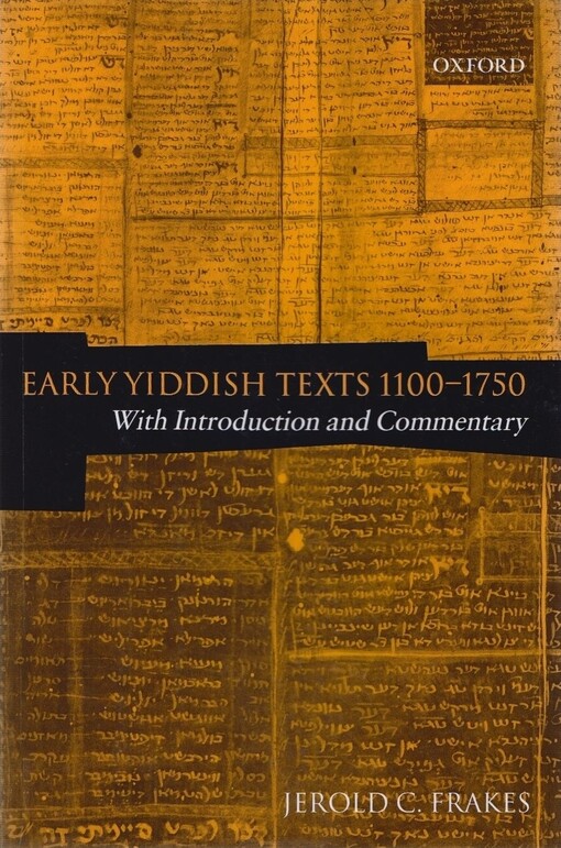 Early Yiddish texts
