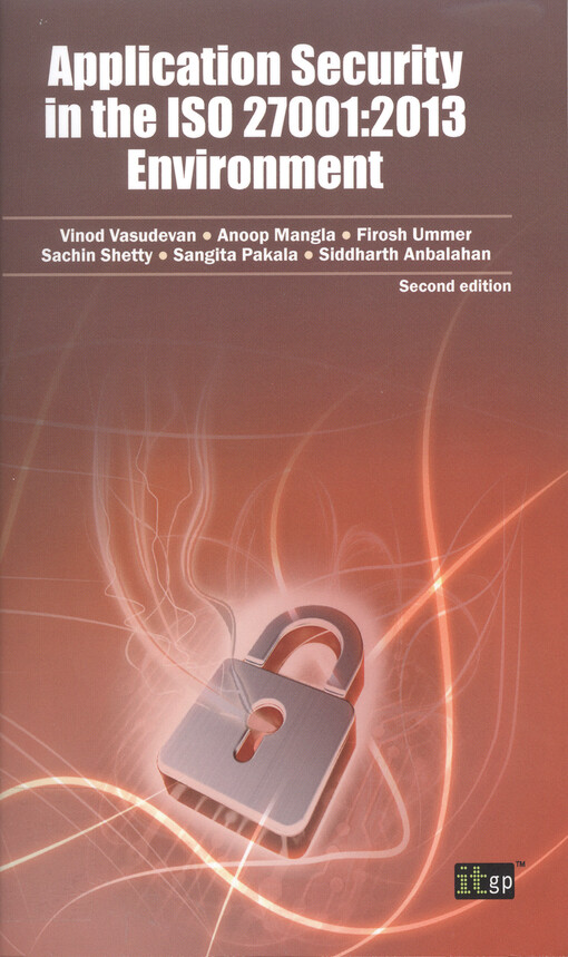 Application security in the ISO 27001 : 2013 environment