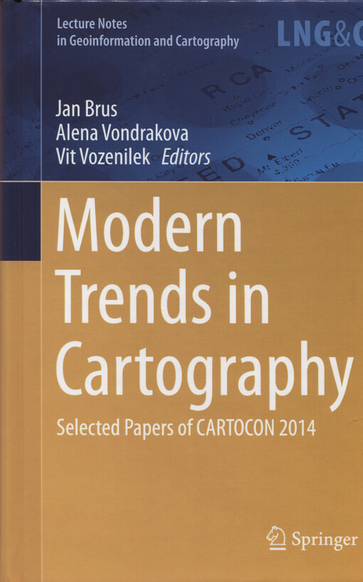 Modern trends in cartography : selected papers of CARTOCON 2014