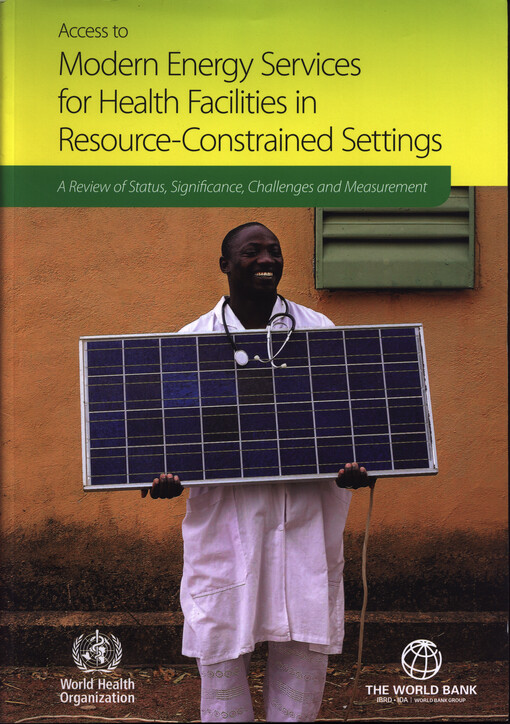 Access to modern energy services for health facilities in resource-constrained settings