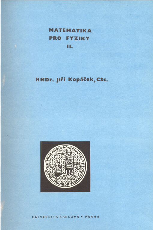 Matematika pro fyziky II.