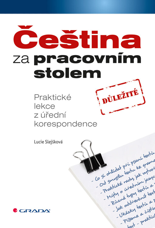 Čeština za pracovním stolem | Slejšková Lucie - e-kniha