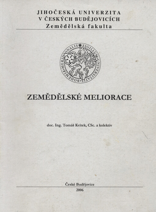 Zemědělské meliorace