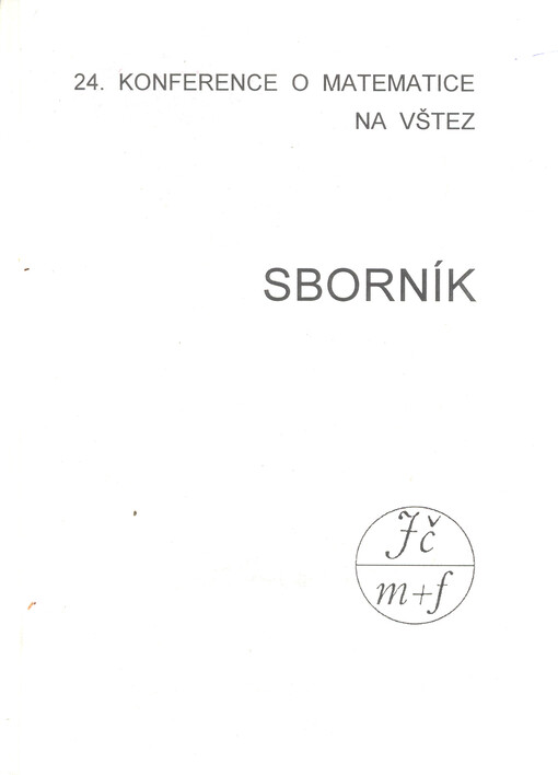 Sborník 24. konference o matematice na VŠTEZ