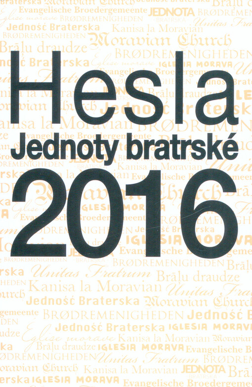 Hesla Jednoty bratrské s diářem