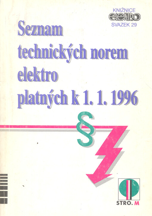 Seznam technických norem elektro platných k 1.1.1996