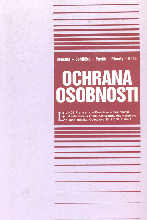 Ochrana osobnosti podle občanského práva