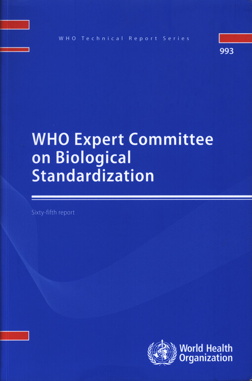 WHO Expert Committee on Biological Standardization