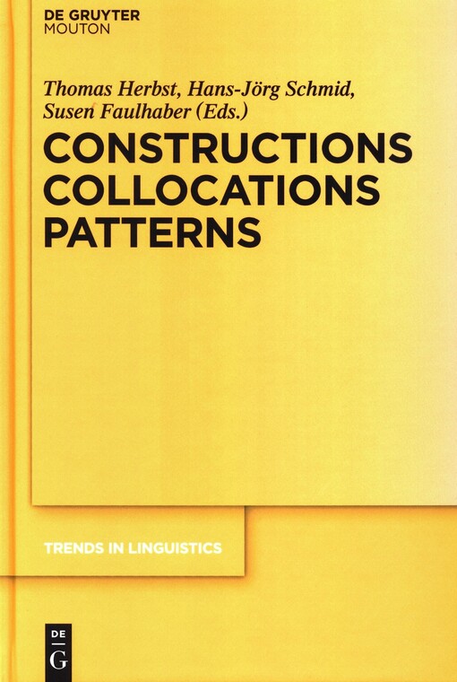 Constructions collocations patterns