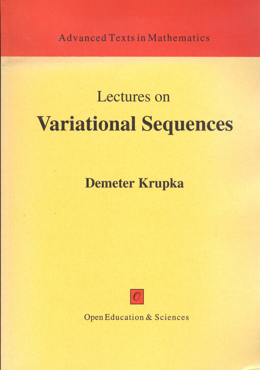Lectures on variational sequences : mechanics