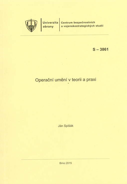 Operační umění v teorii a praxi : studijní text