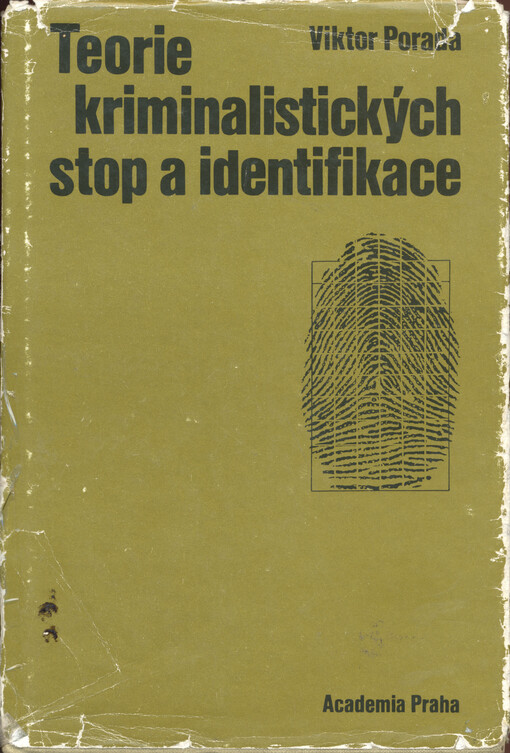 Teorie kriminalistických stop a identifikace: technické a biomechanické aspekty