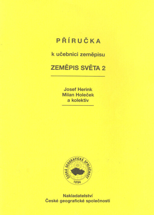 Příručka k učebnici zeměpisu Zeměpis světa 2