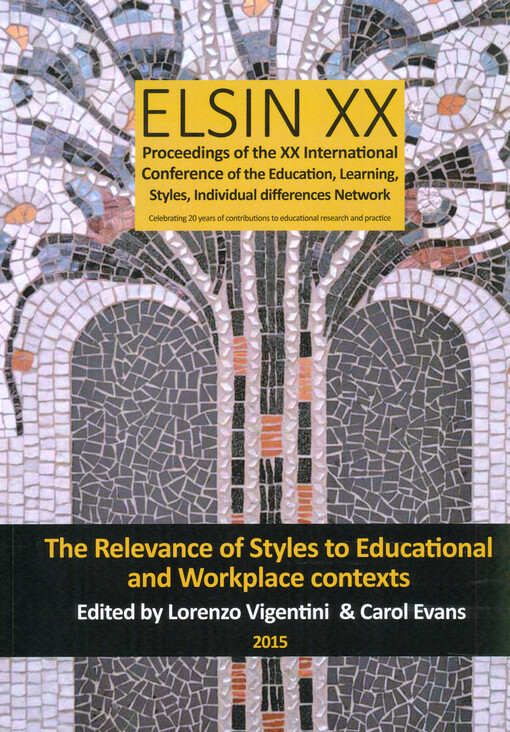 ELSIN ... :proceedings of the ... annual conference of the Education, Learning, Styles, Individual Differences Network, ...
