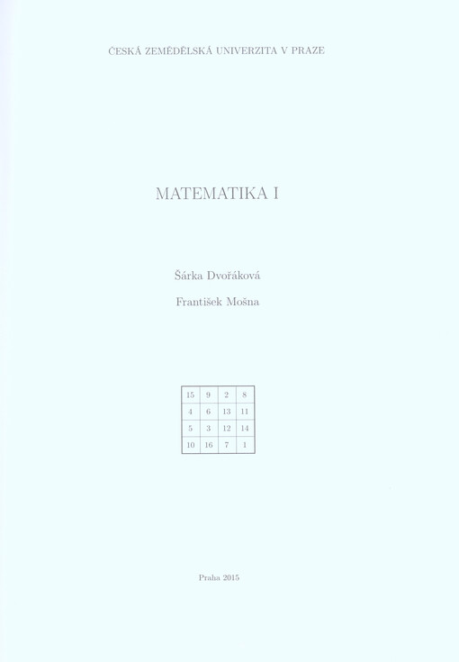 Matematika I