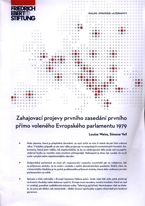 Zahajovací projevy prvního zasedání prvního přímo voleného Evropského parlamentu 1979