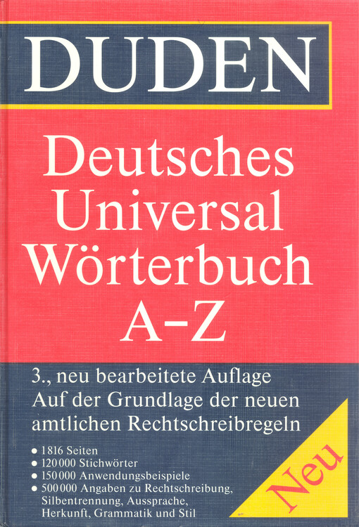 Duden Deutsches Universalwörterbuch