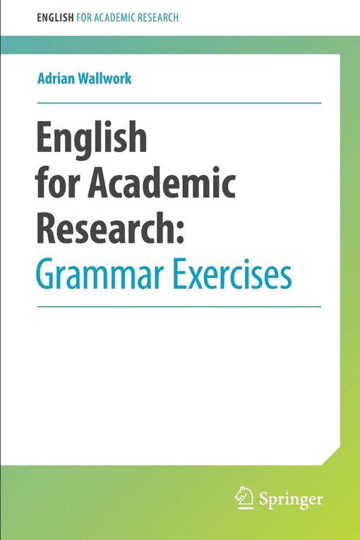 English for academic research :grammar exercises