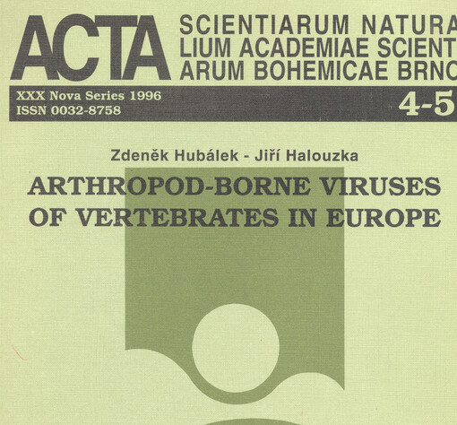 Arthropod-borne viruses of vertebrates in Europe