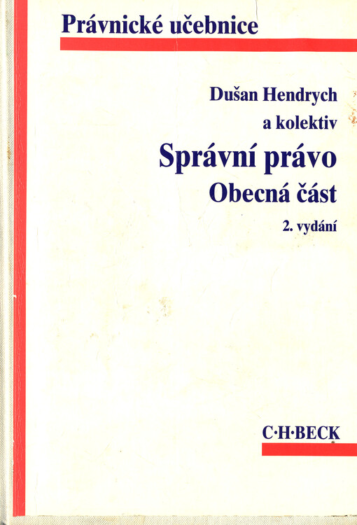 Správní právo: obecná část