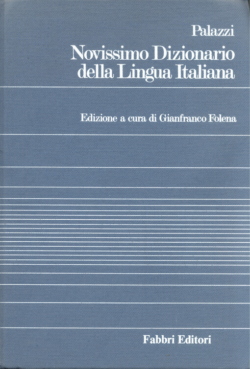 Novissimo dizionario della lingua italiana