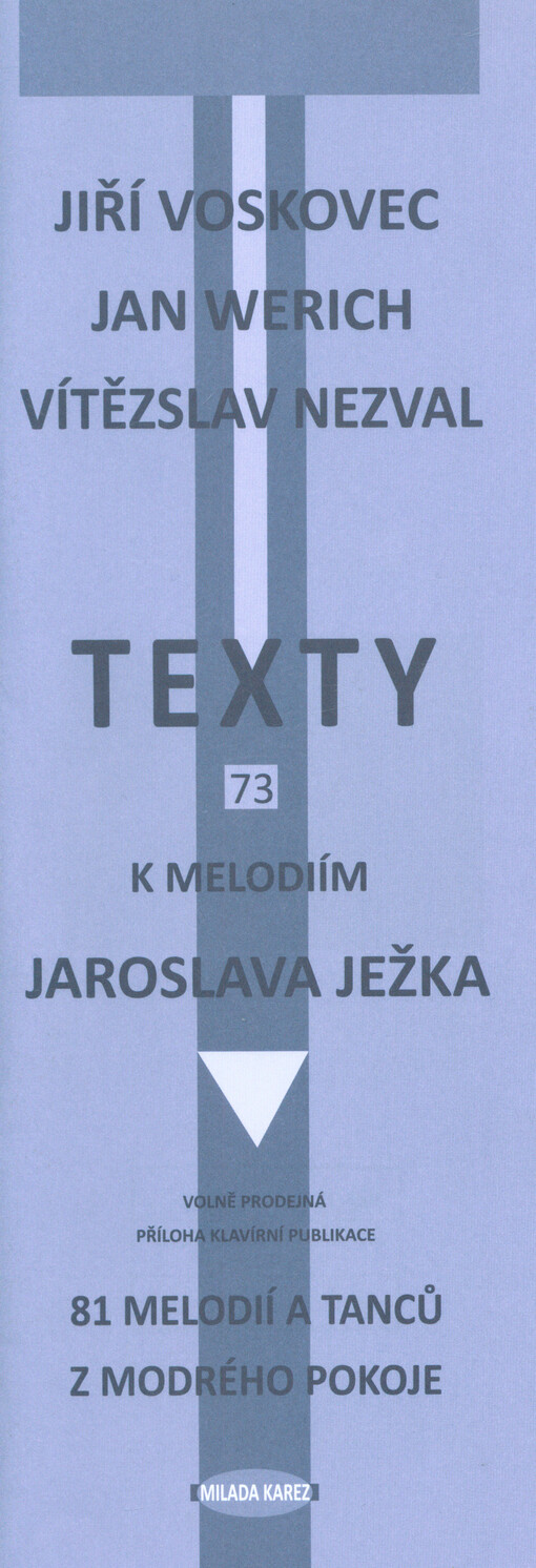 Texty k melodiím Jaroslava Ježka