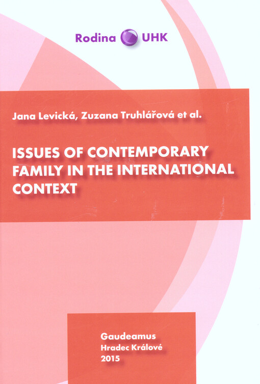 Issues of contemporary family in the international context