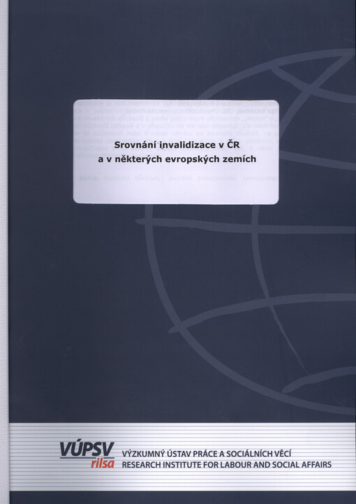 Srovnání invalidizace v ČR a v některých evropských zemích