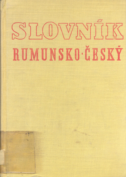 Rumunsko-český slovník