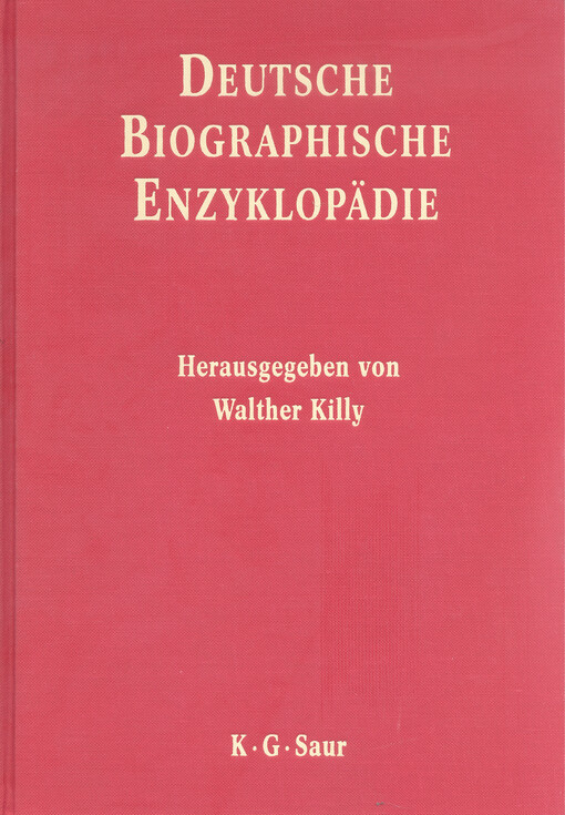Deutsche biographische Enzyklopädie : (DBE). Band 9, Schmidt-Theyer