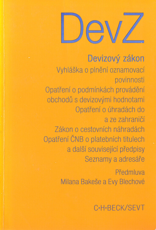 Devizový zákon a předpisy související