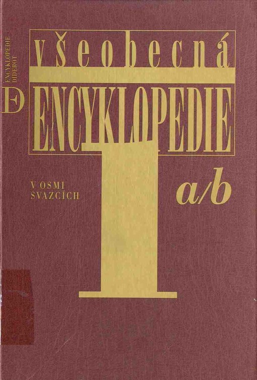 Všeobecná encyklopedie v osmi svazcích, sv. 1